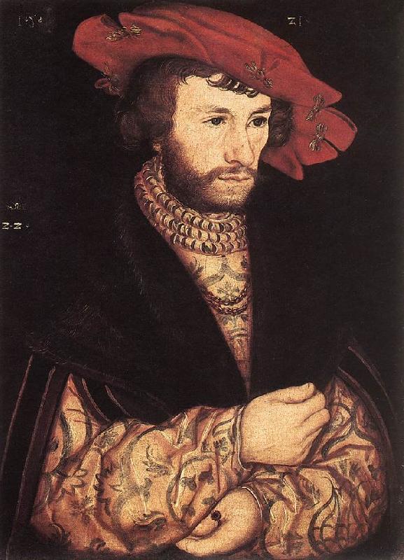 CRANACH, Lucas the Elder Portrait of a Young Man dfg